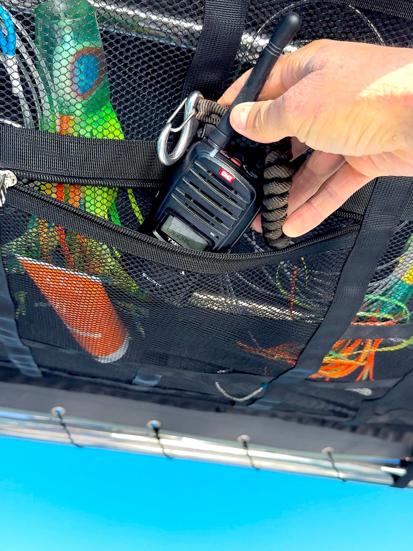 🚗Multi-Pocket Car Storage Net with Alloy Buckles🔧
