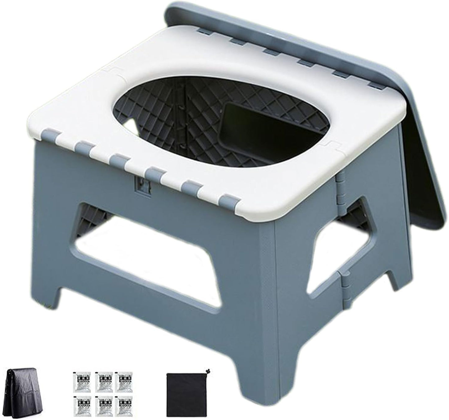 🚽 Folding Camping Toilet | Compact · Odor-Free · Easy to Clean 🏕️