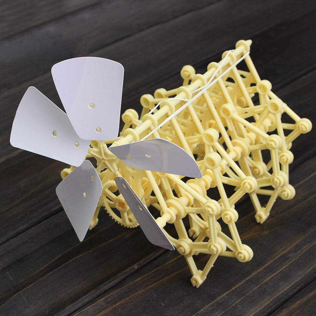 🌬️ Wind-Powered Mini Strandbeest Kit | No Battery · DIY Wooden Walker · Moves by Wind 💨