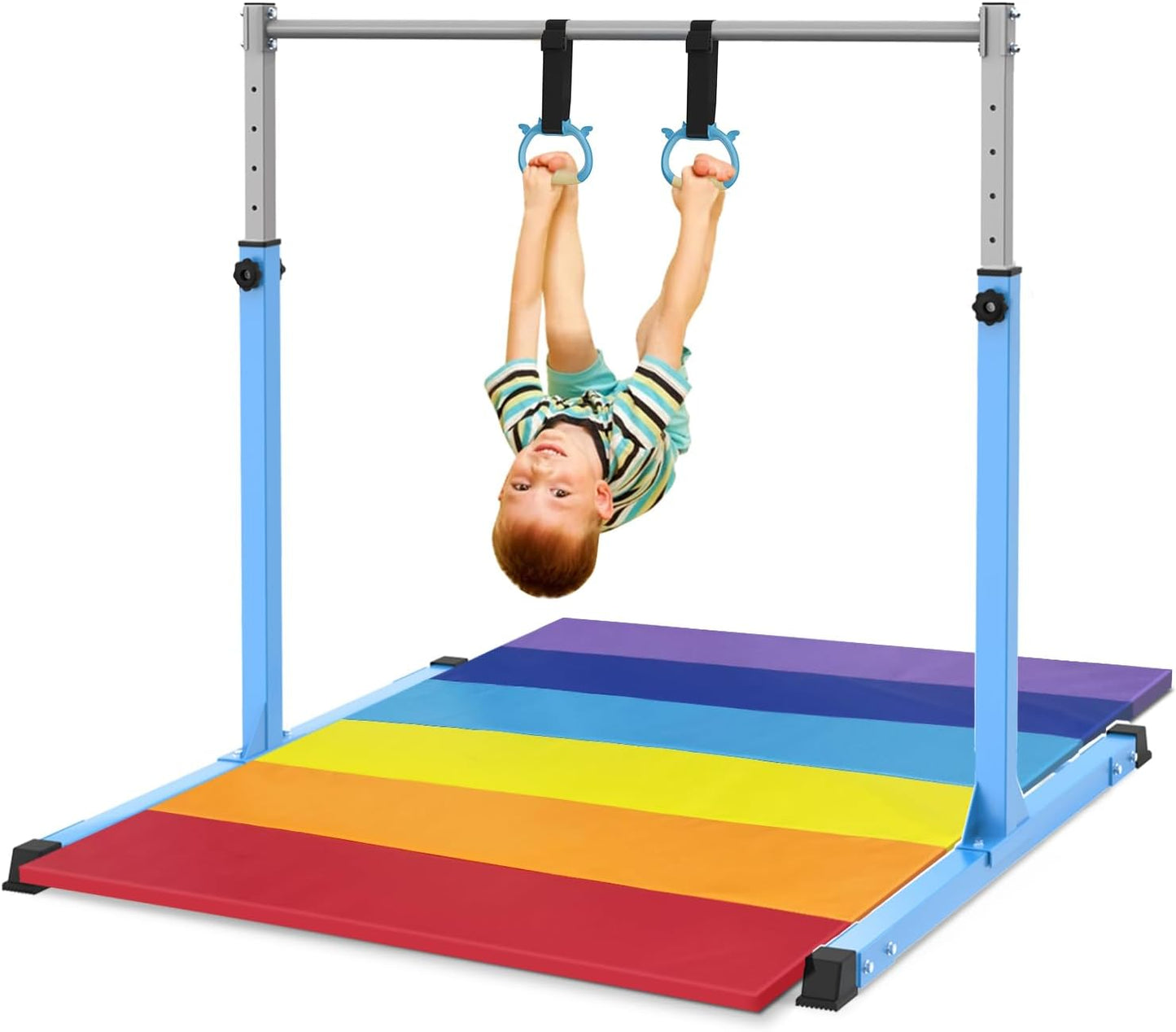 🤸♂️Kids Gymnastics Bar with Mat💪