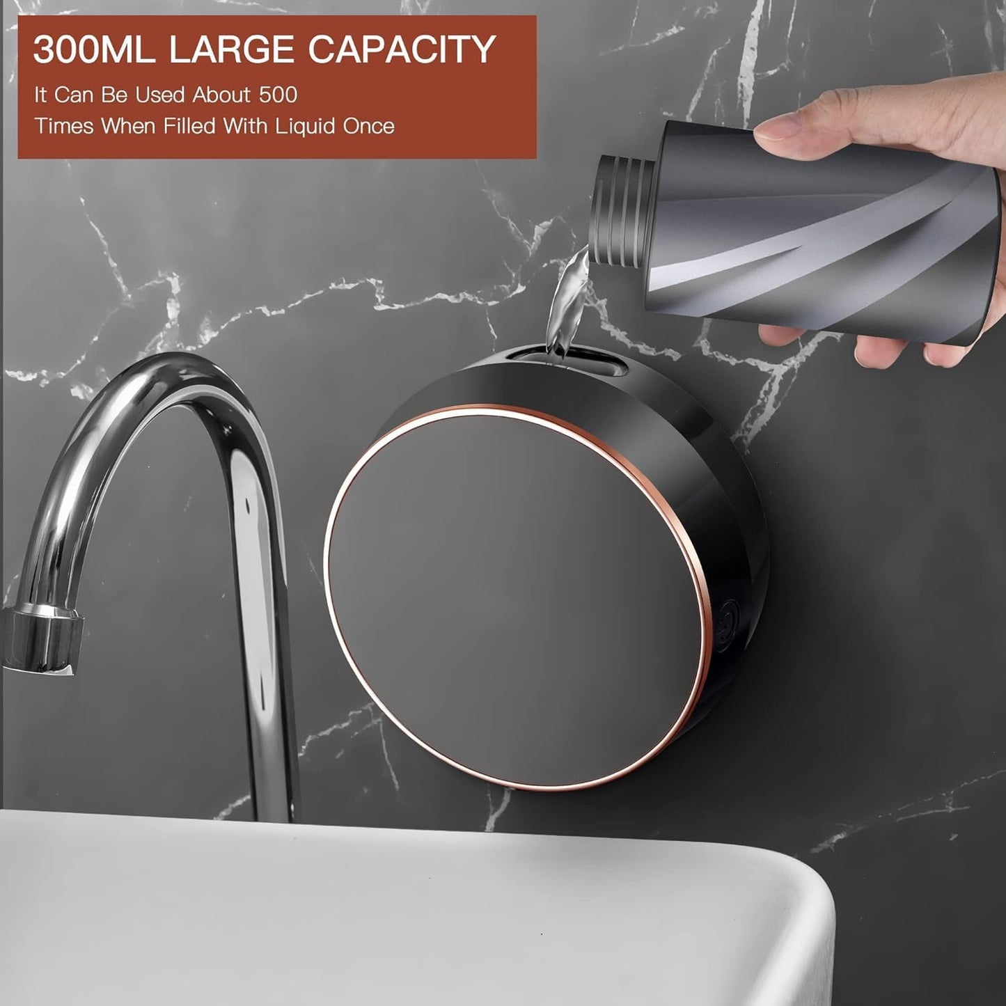 🧼 Touchless Foam Soap Dispenser | 3 Modes · Full-Screen LED · Wall Mounted 🚿