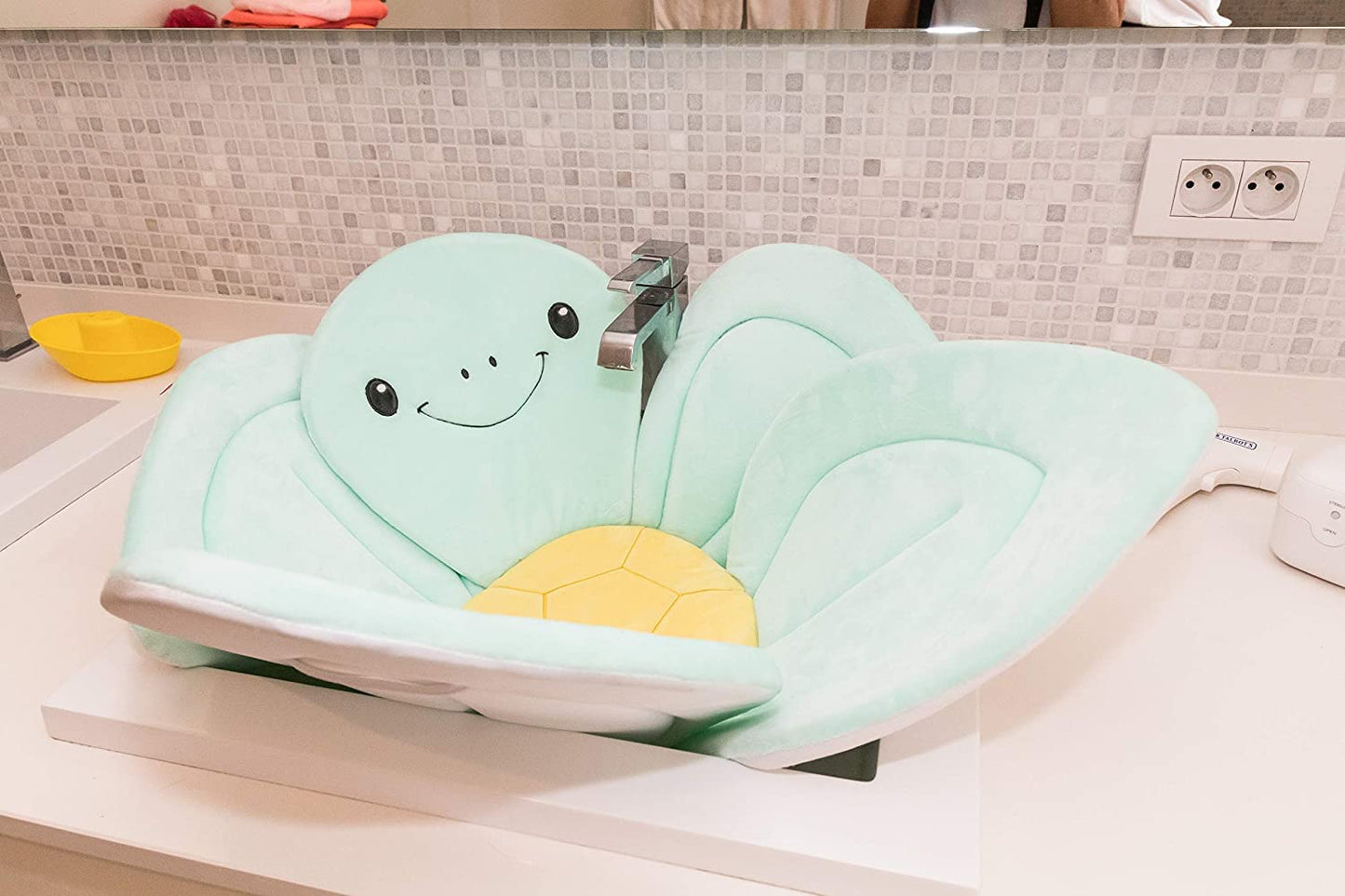 🛁Baby Sink Bath Turtle Pad | Soft Foam Support · Washer Safe · Fits Most Sinks 🐢