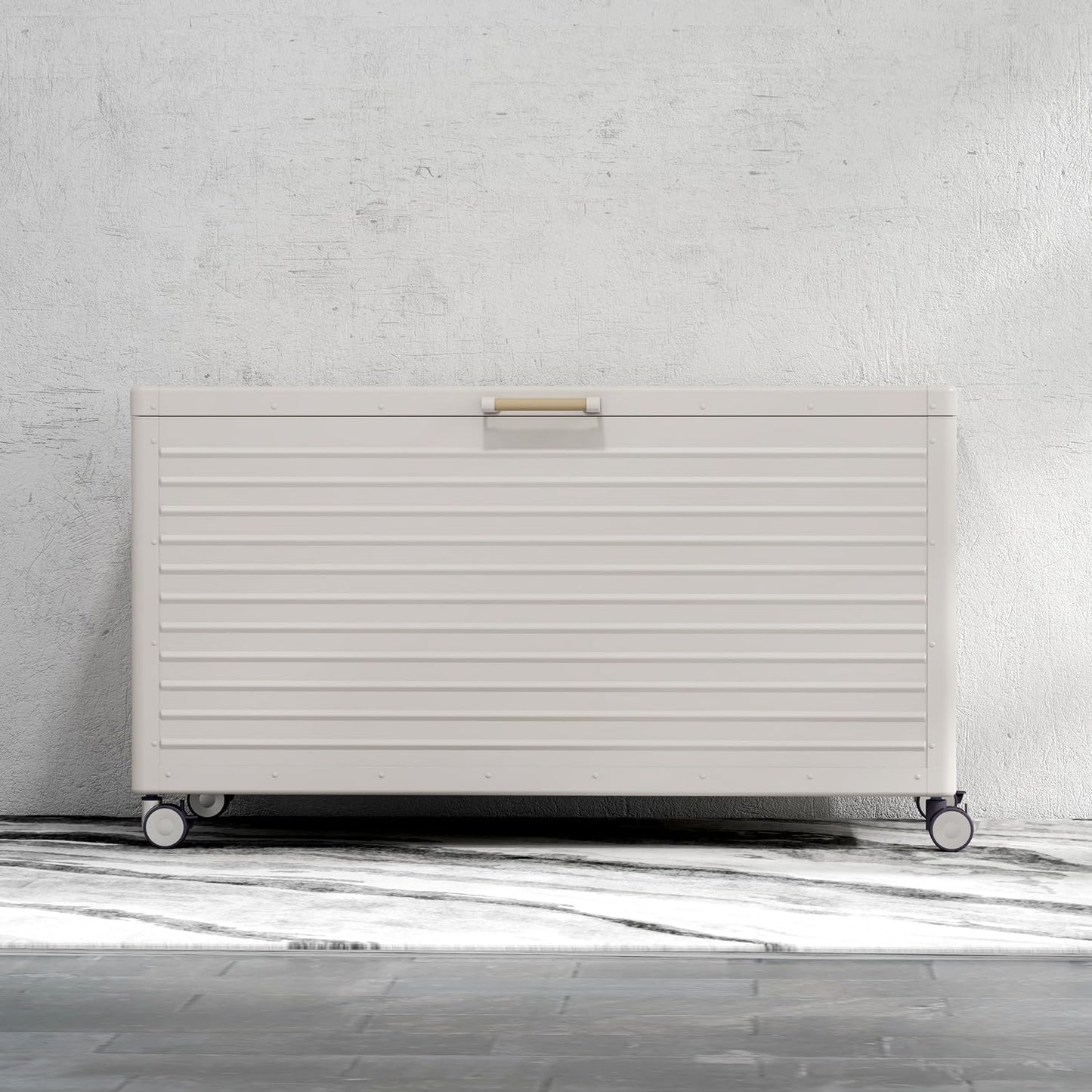 Modern Outdoor Deck Box - Sleek, Durable & Spacious