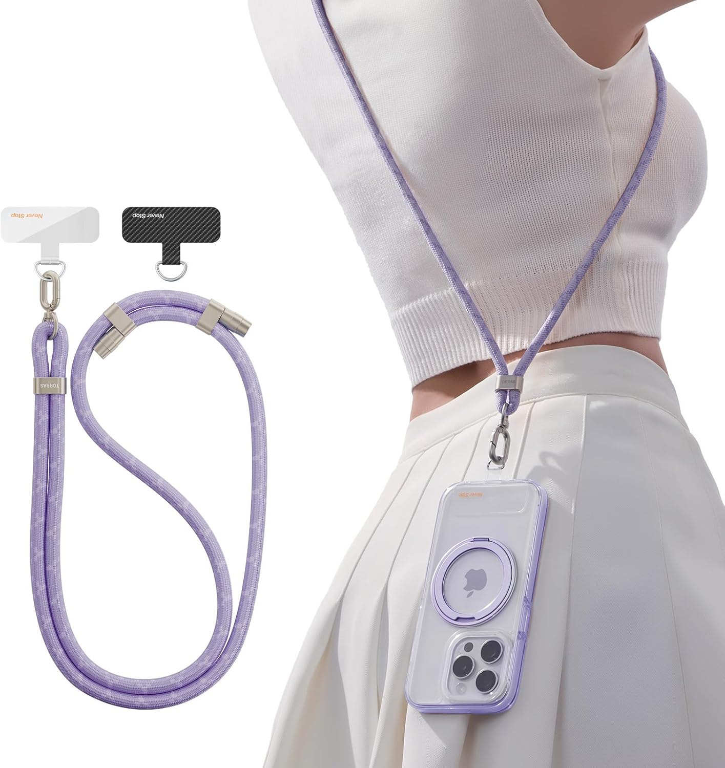 📱 Adjustable Phone Lanyard Strap | Hands-Free, Anti-Theft & Lightweight Convenience 💼