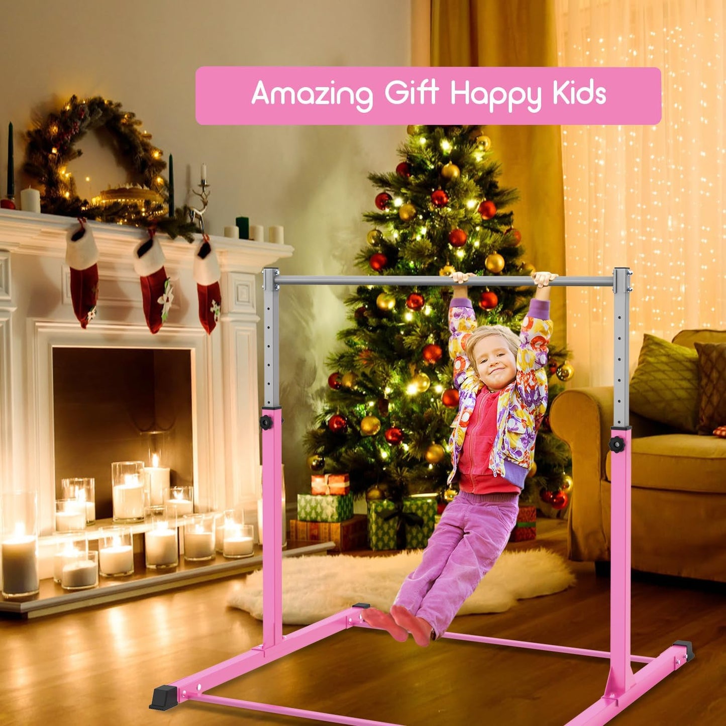 🤸♂️Kids Gymnastics Bar with Mat💪