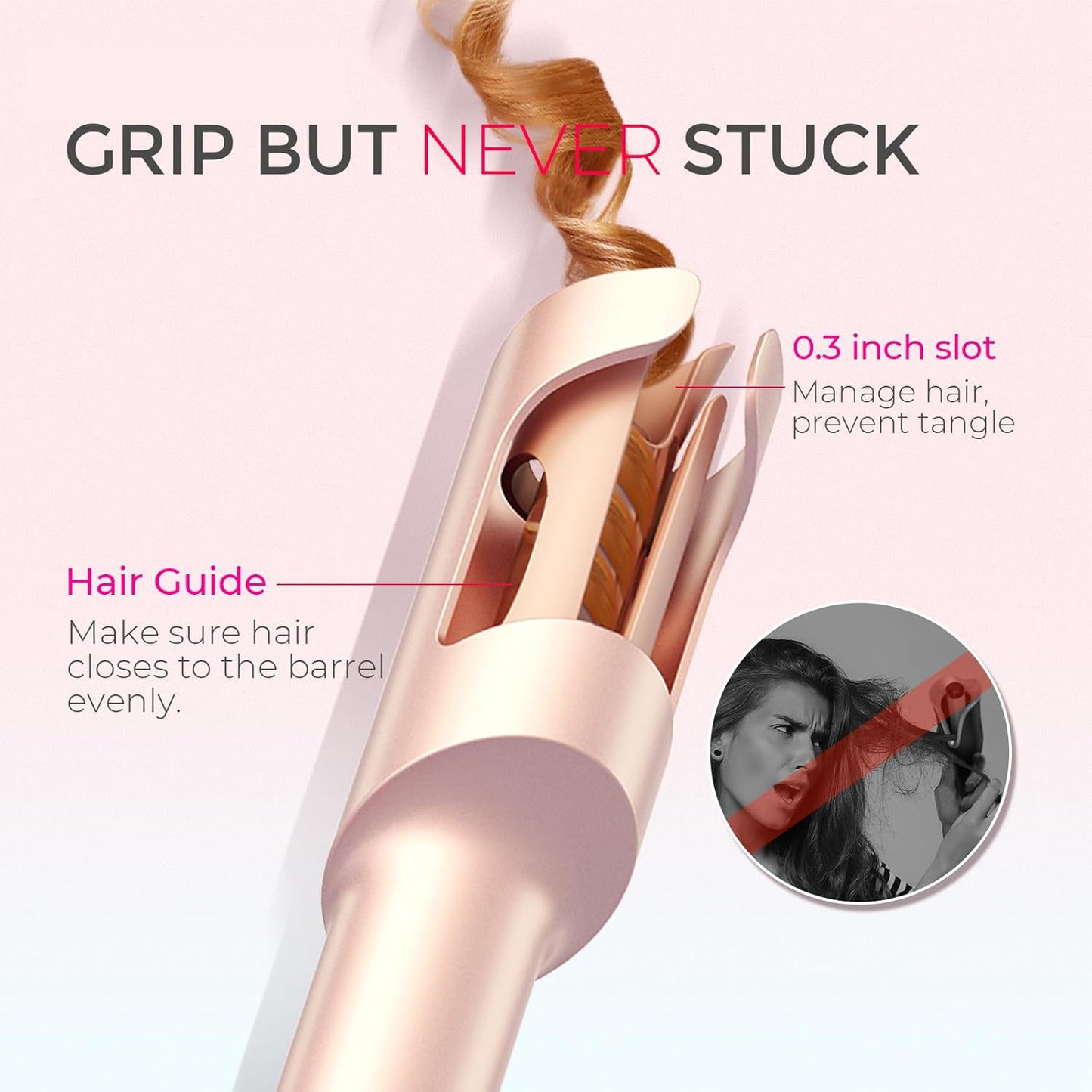 Cordless Automatic Curling Iron