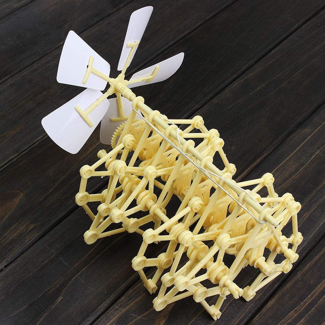 🌬️ Wind-Powered Mini Strandbeest Kit | No Battery · DIY Wooden Walker · Moves by Wind 💨