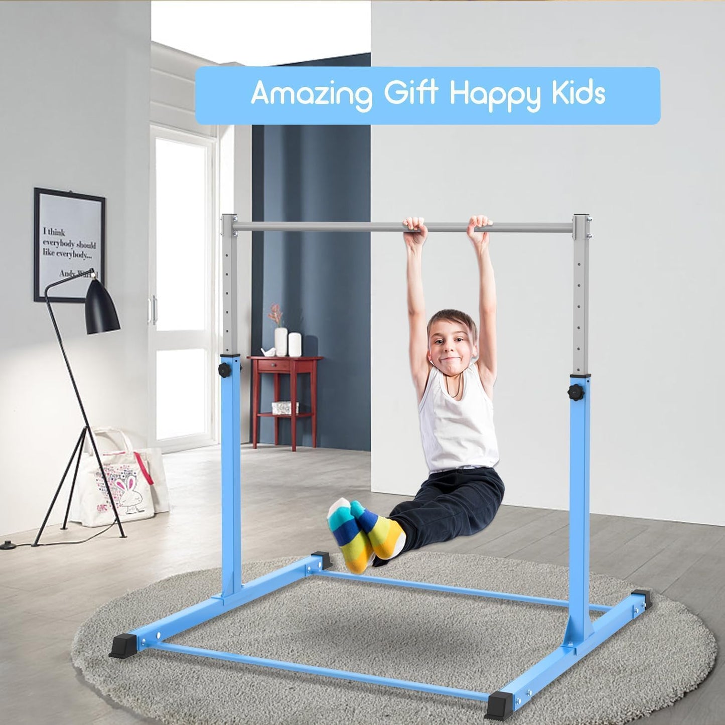 🤸♂️Kids Gymnastics Bar with Mat💪