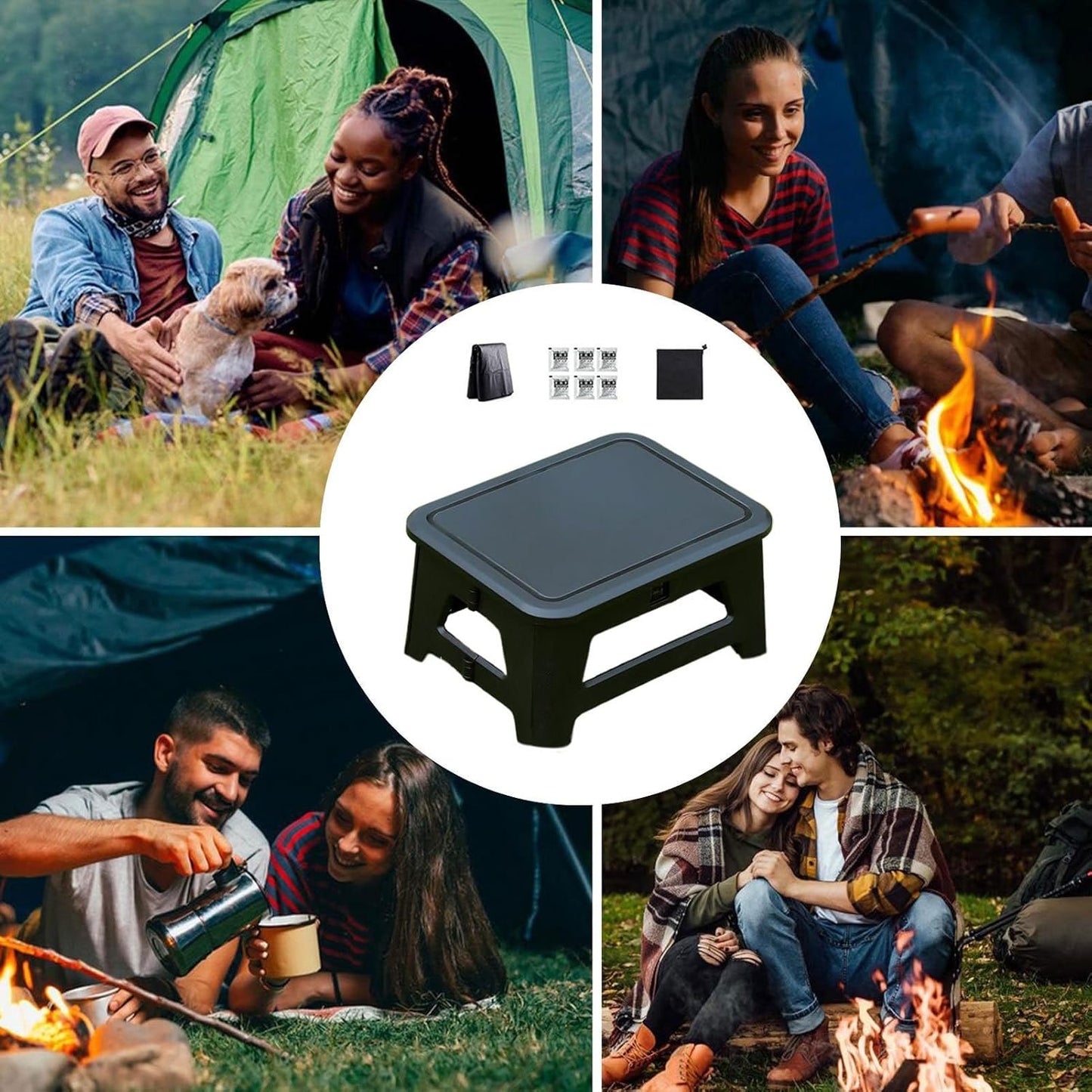 🚽 Folding Camping Toilet | Compact · Odor-Free · Easy to Clean 🏕️