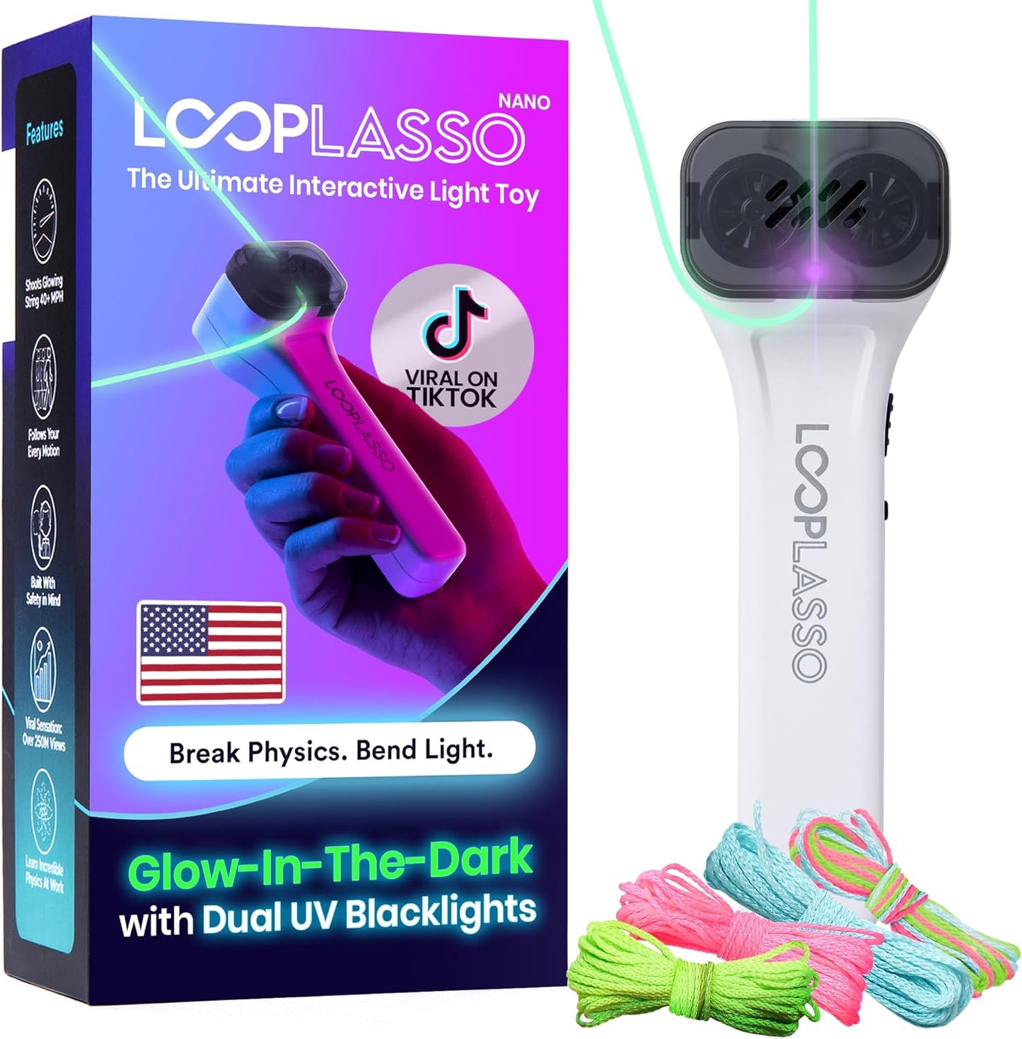 Loop Lasso Glowing String Launcher