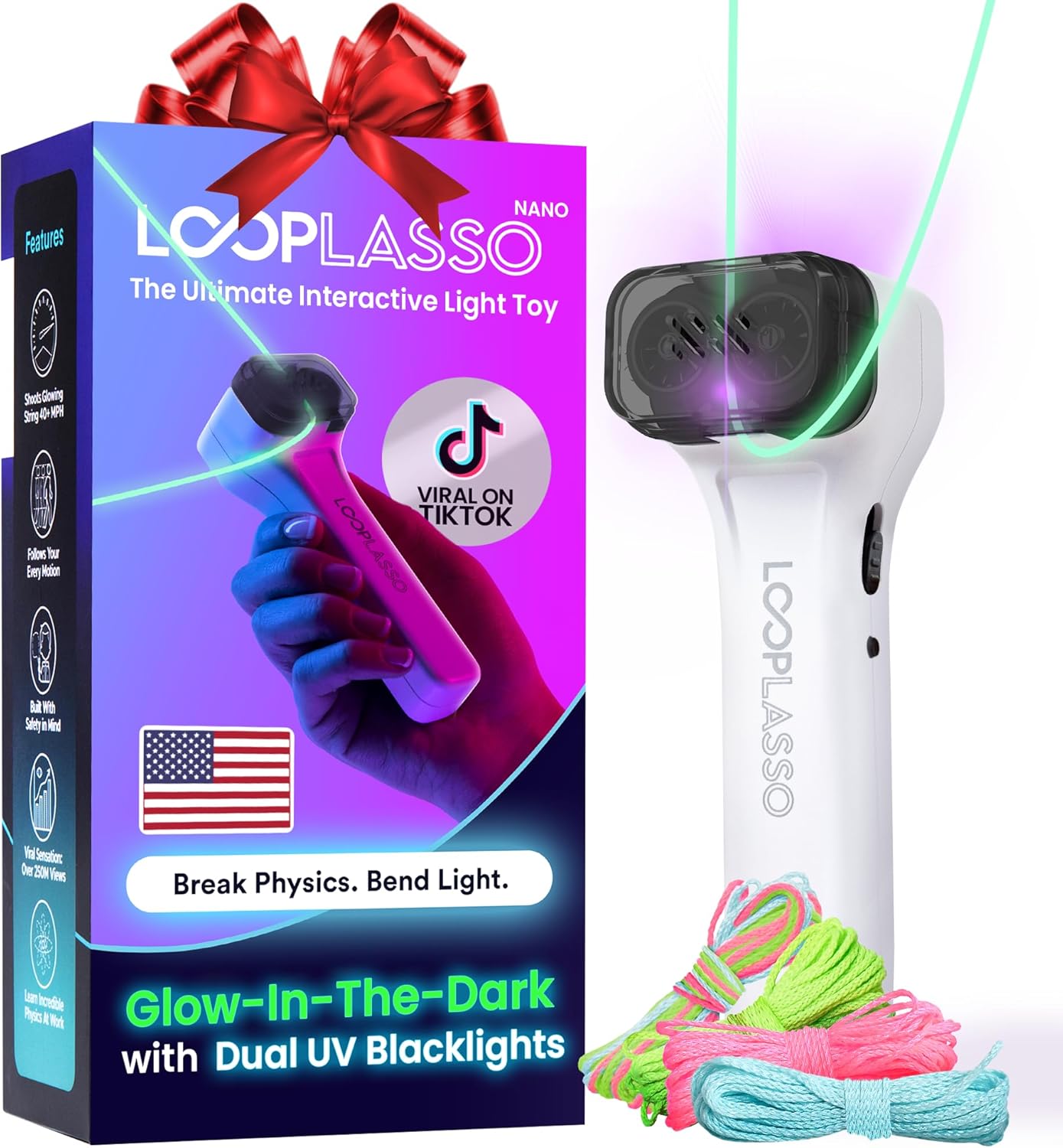 Loop Lasso Glowing String Launcher
