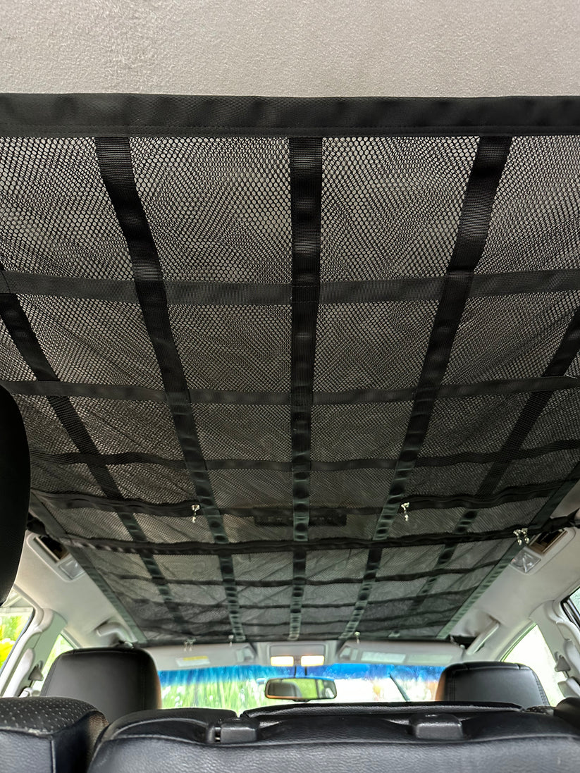 🚗Multi-Pocket Car Storage Net with Alloy Buckles🔧