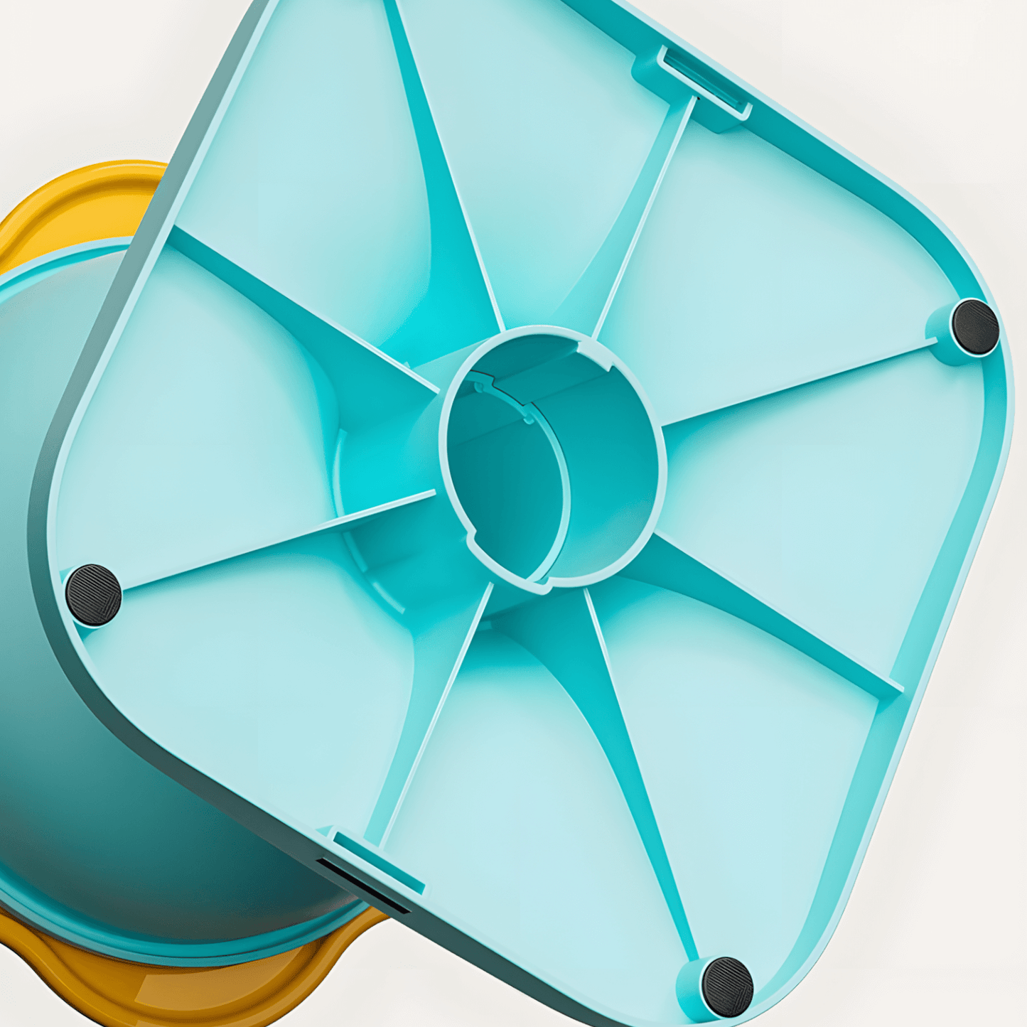 Stylish Flower Cat Dish|Comfortable Height, Durable & Easy Care