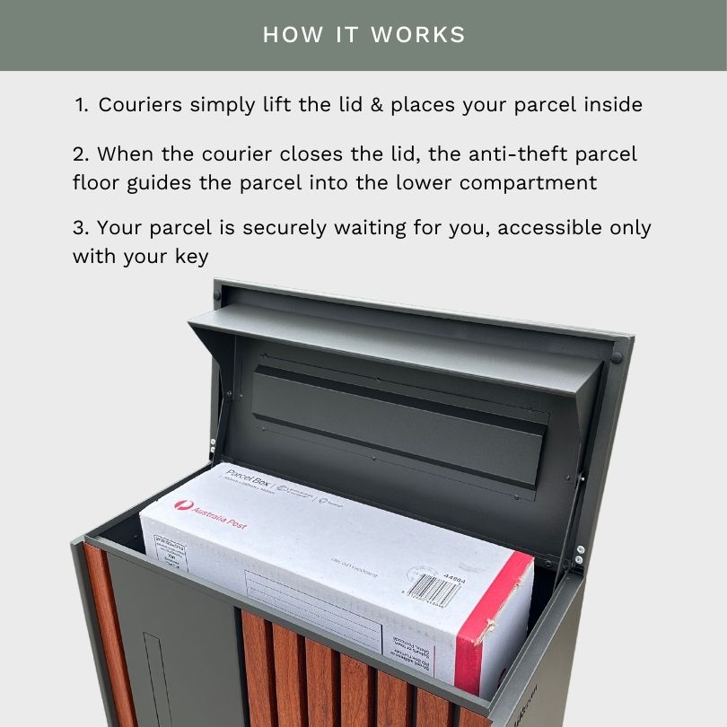 Large Parcel Storage Box - Weatherproof Lock