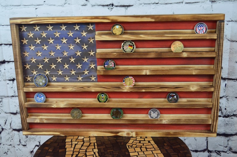 Challenge Coin Display Rack Holder