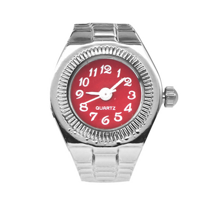 Vintage Ring Watch with Elastic Band