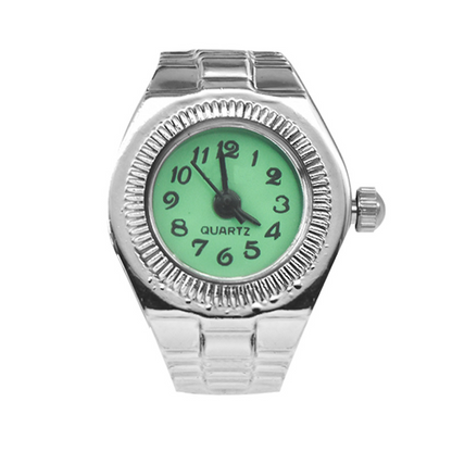 Vintage Ring Watch with Elastic Band