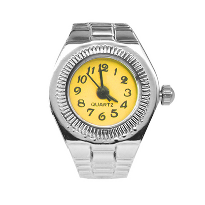 Vintage Ring Watch with Elastic Band