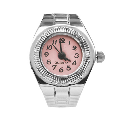 Vintage Ring Watch with Elastic Band