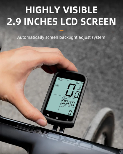 🚴 GPS Bike Computer | 2.9" Display · Multi-Metric Tracking · 35H Battery Life 🔋