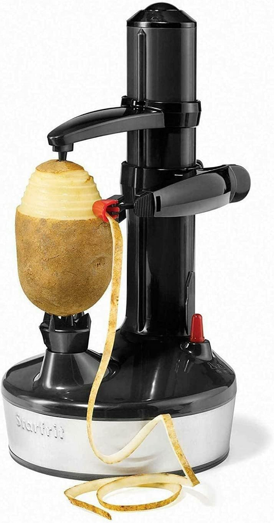 🍎 Electric Vegetable Peeler & Apple Corer | 2-in-1 Design · Hands-Free Peeling · Dual Power Supply ⚡