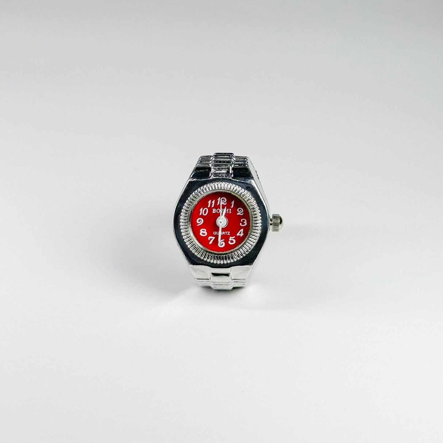 Vintage Ring Watch with Elastic Band