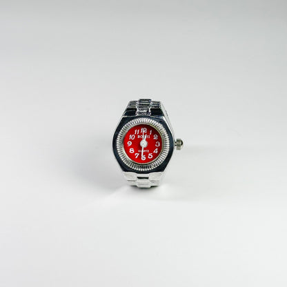 Vintage Ring Watch with Elastic Band