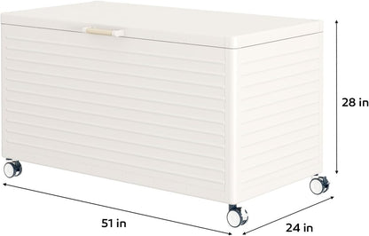 Modern Outdoor Deck Box - Sleek, Durable & Spacious