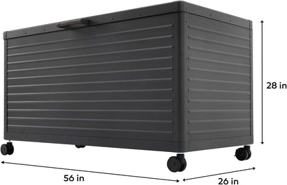 Modern Outdoor Deck Box - Sleek, Durable & Spacious