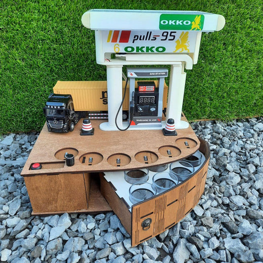 ⛽ Mini Gas Station Drink Dispenser|Unique Party Gift🎁