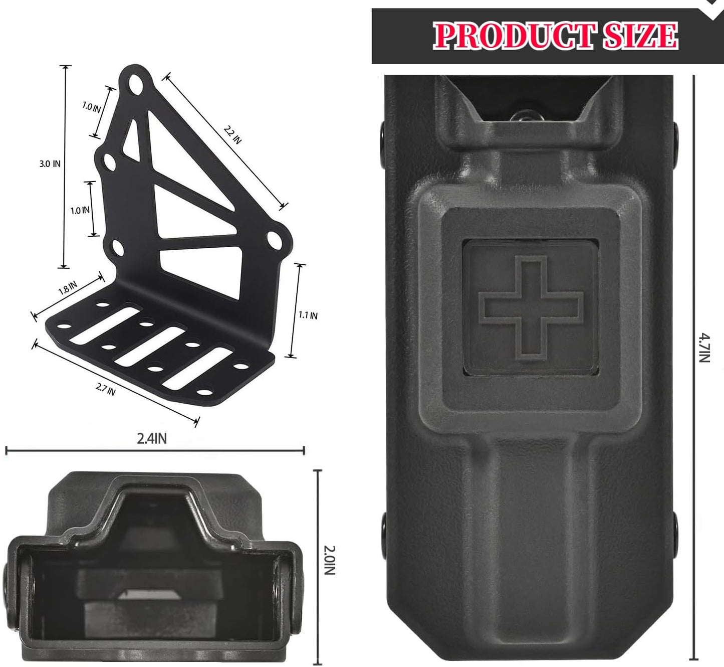 🛠️ Tactical Tourniquet Mount Kit | Right-Hand Use · Durable Build · Multi-Screw Setup 🔩