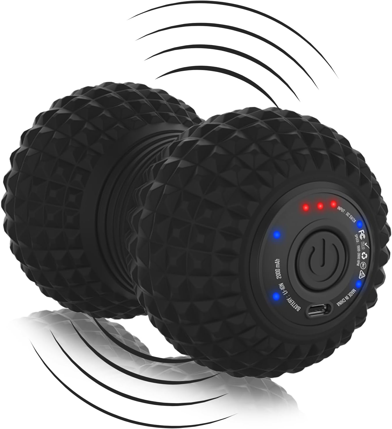 💪 Vibrating Peanut Massage Ball | 4 Intensity Modes · Full-Body Relief · Portable & Rechargeable 🔋