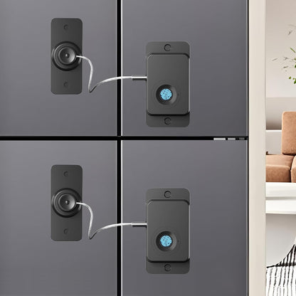 🔒 Fingerprint Child Proof Cabinet Lock | One-Touch Unlock · No Drill Needed