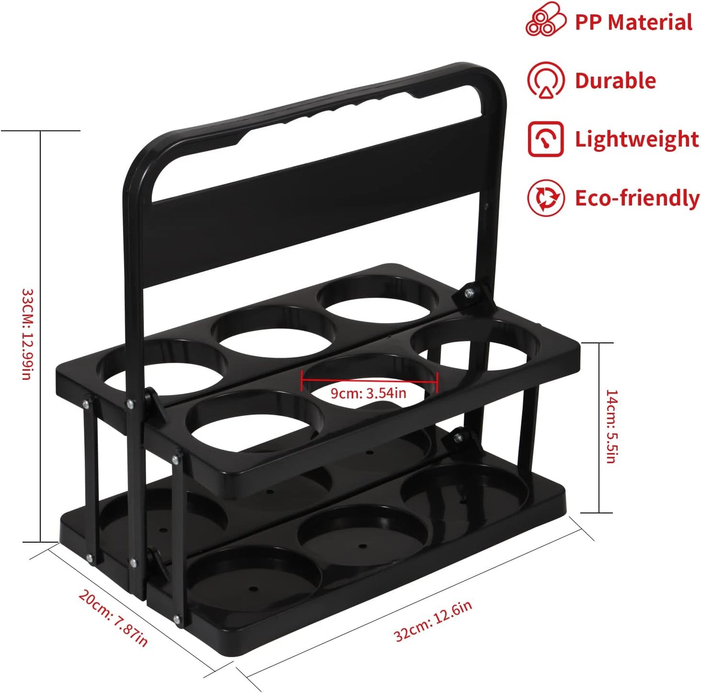 Foldable Plastic Drink Carrier
