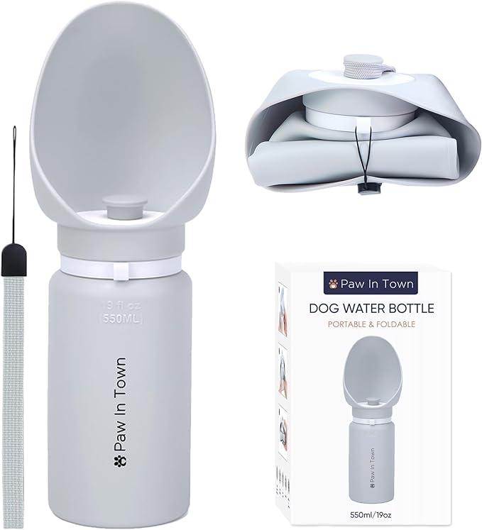 Foldable Pet Water Bottle for Dogs & Cats