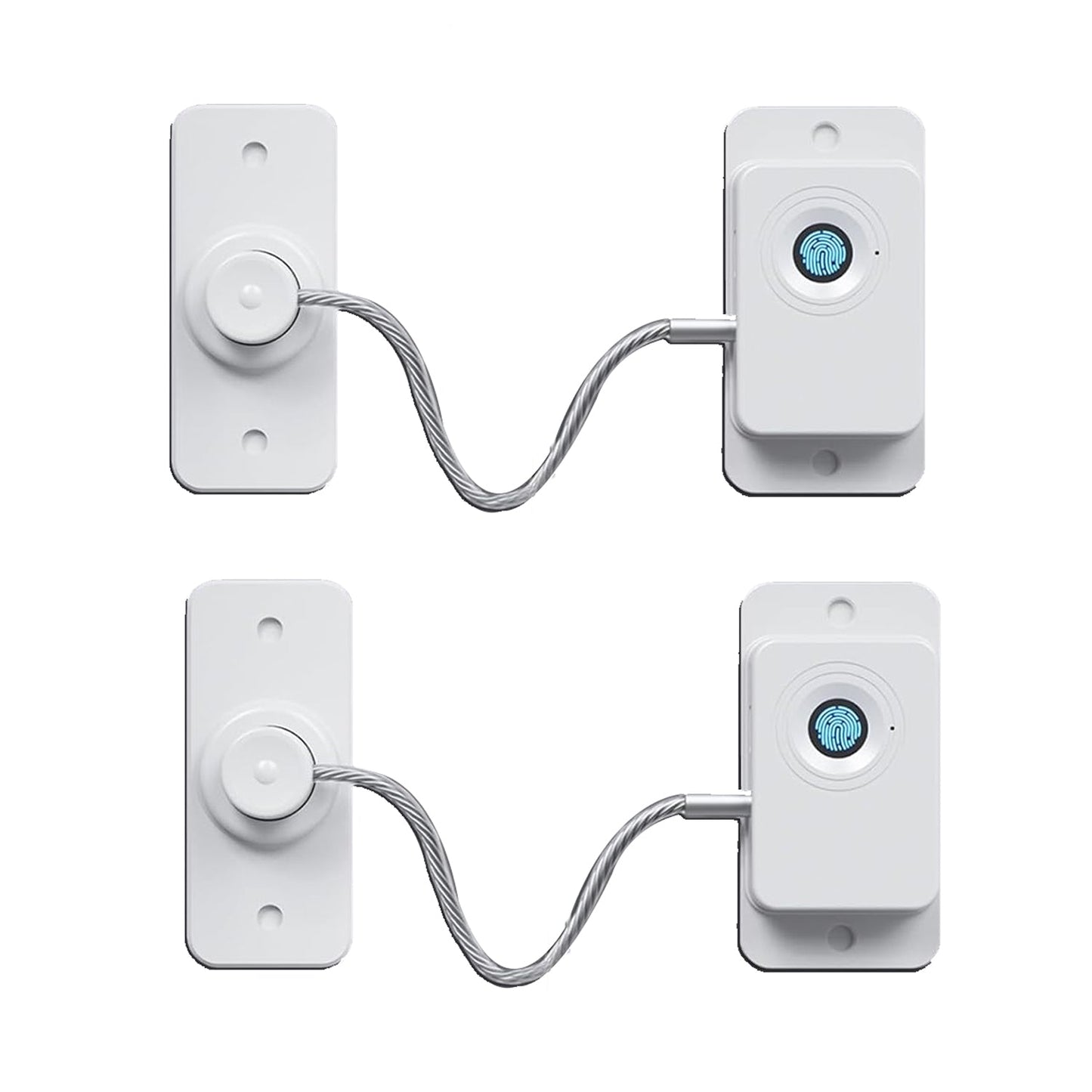 🔒 Fingerprint Child Proof Cabinet Lock | One-Touch Unlock · No Drill Needed