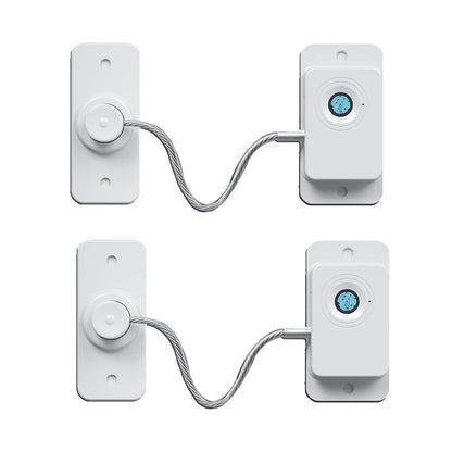 🔒 Fingerprint Child Proof Cabinet Lock | One-Touch Unlock · No Drill Needed