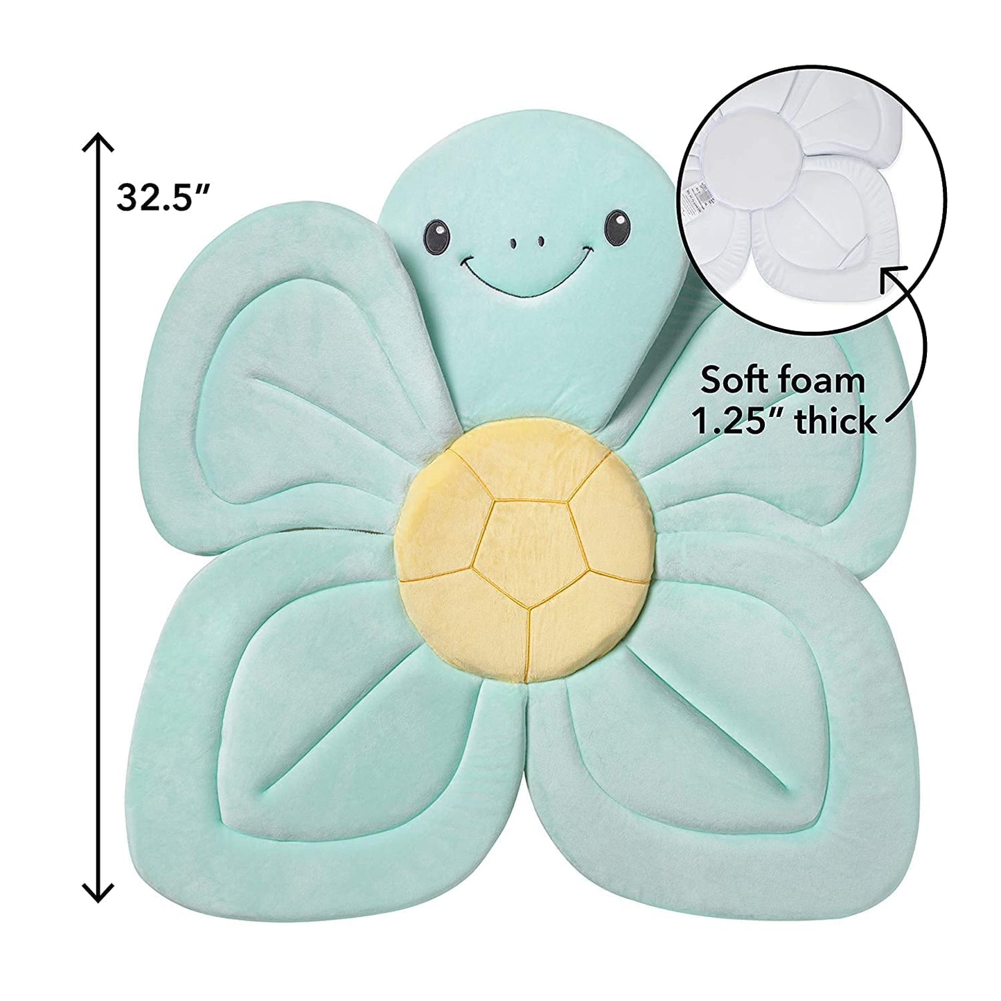🛁Baby Sink Bath Turtle Pad | Soft Foam Support · Washer Safe · Fits Most Sinks 🐢