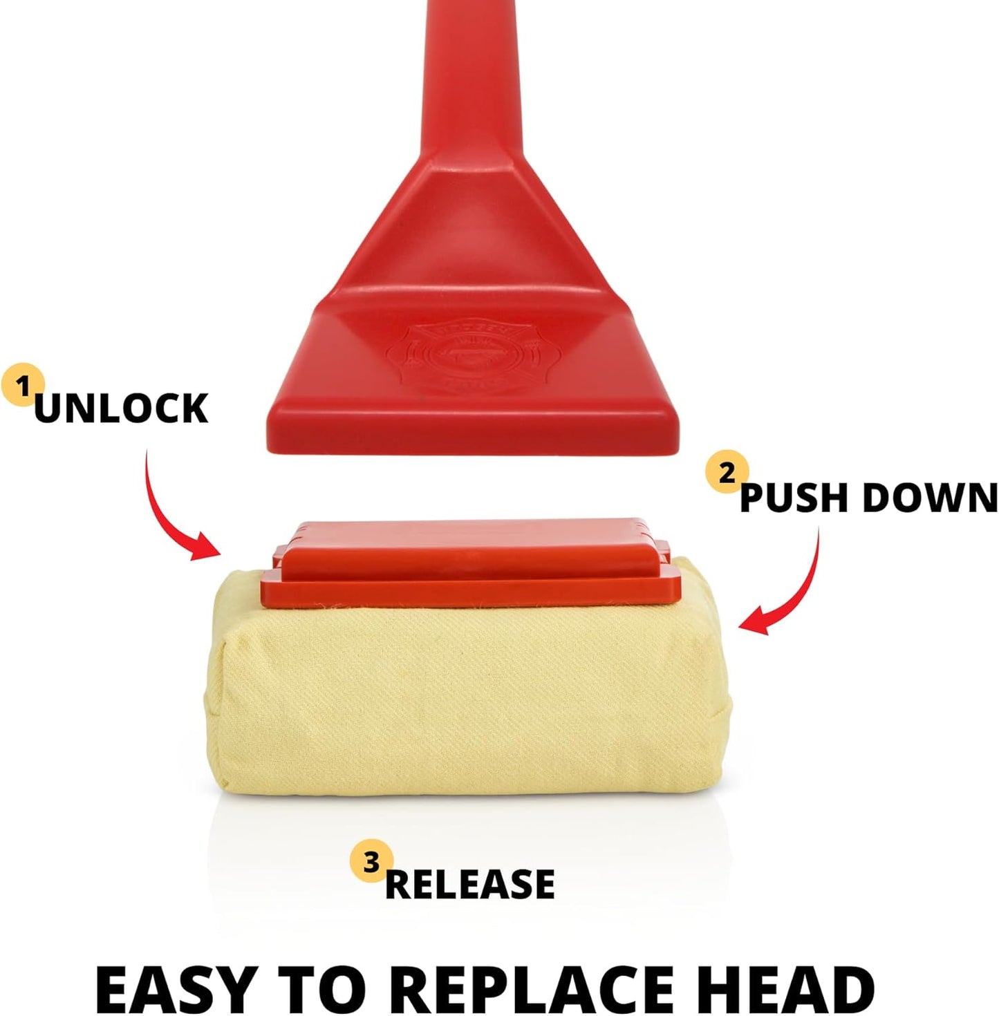 Bristle-Free Grill Brush with Scraper