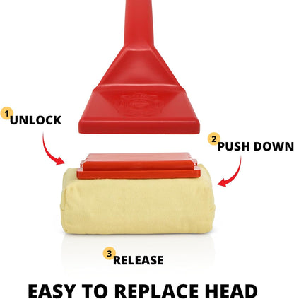 Bristle-Free Grill Brush with Scraper