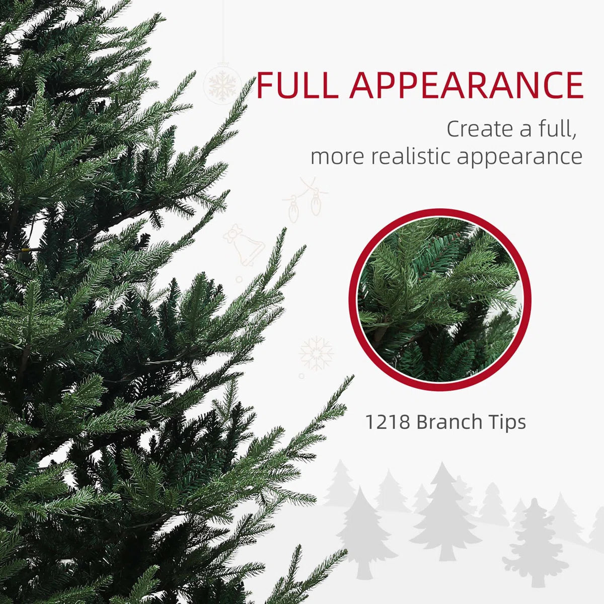 LED Pre-Lit Artificial Christmas Tree🎅|Create the Magic of Christmas at Home🎄