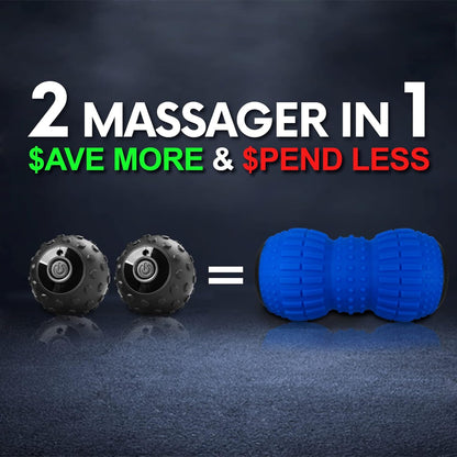 💪 Vibrating Peanut Massage Ball | 4 Intensity Modes · Full-Body Relief · Portable & Rechargeable 🔋