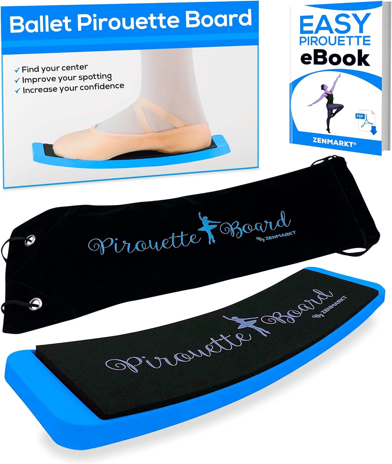💃 Dance Turning Board | Non-Slip Spinner · Lightweight Travel Size · For Ballet & More 🩰