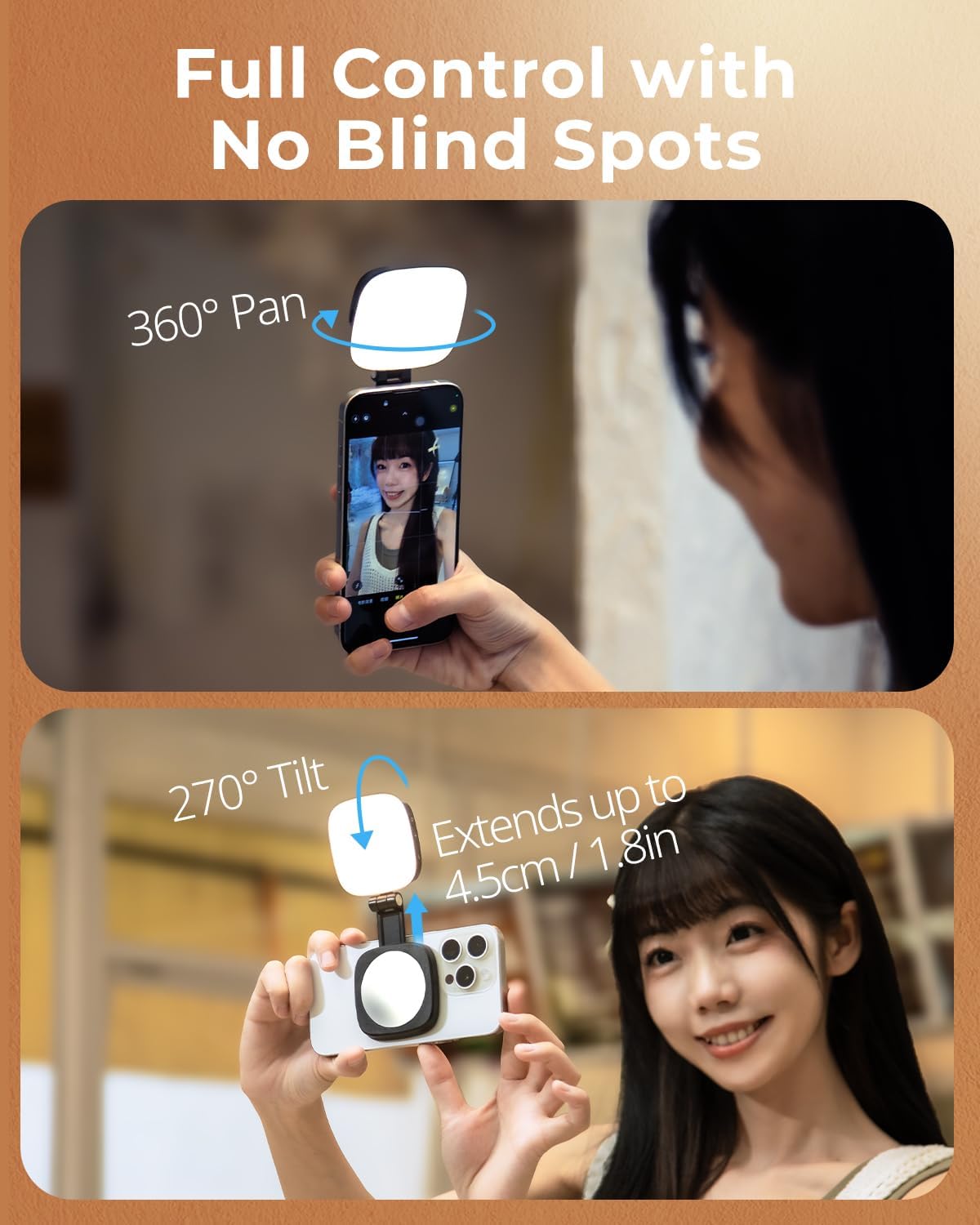 Magnetic Phone LED Fill Light