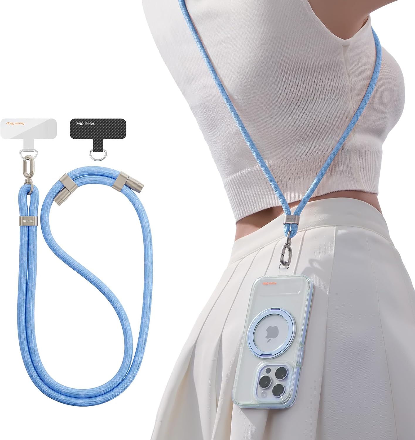 📱 Adjustable Phone Lanyard Strap | Hands-Free, Anti-Theft & Lightweight Convenience 💼