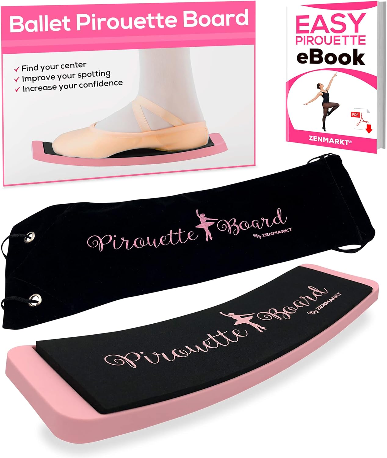 💃 Dance Turning Board | Non-Slip Spinner · Lightweight Travel Size · For Ballet & More 🩰