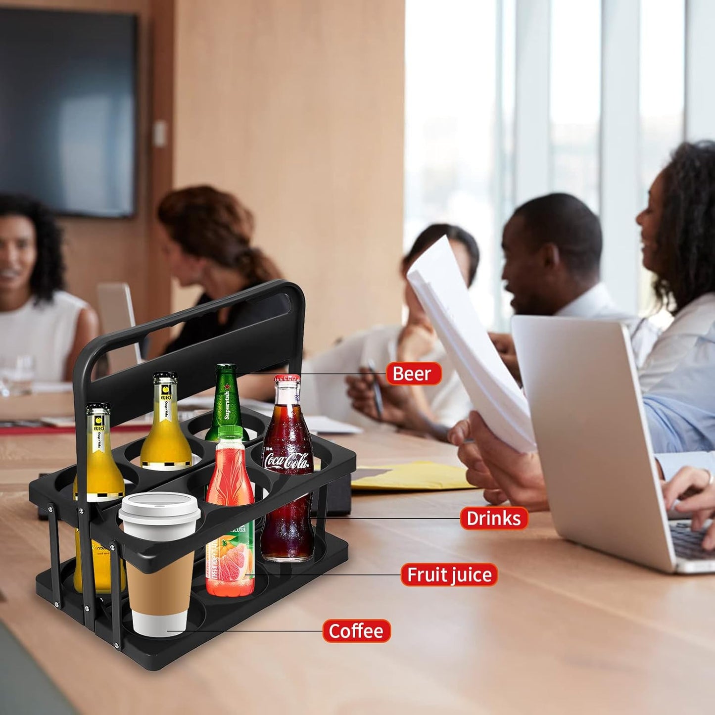 Foldable Plastic Drink Carrier