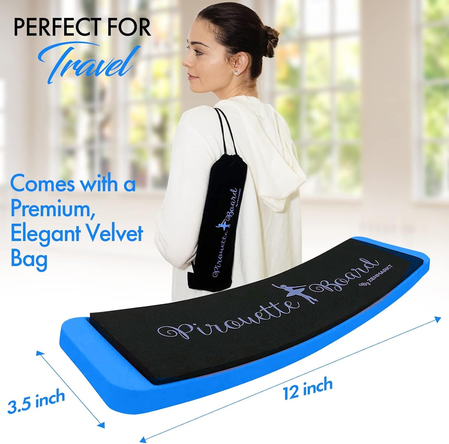 💃 Dance Turning Board | Non-Slip Spinner · Lightweight Travel Size · For Ballet & More 🩰