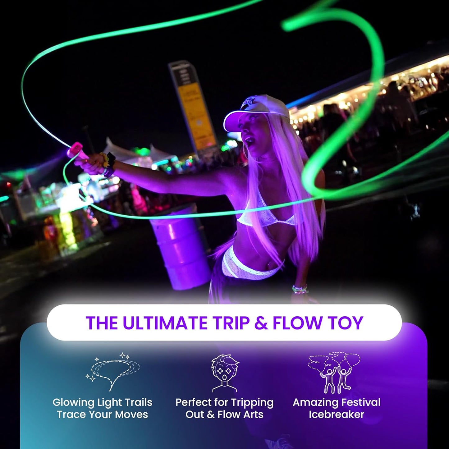 Loop Lasso Glowing String Launcher