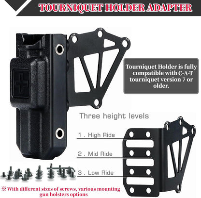 🛠️ Tactical Tourniquet Mount Kit | Right-Hand Use · Durable Build · Multi-Screw Setup 🔩